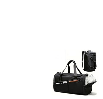 Gym Duffel Bag with Shoe Compartment Convertible 3 in 1 Duffle Bag Backpack
