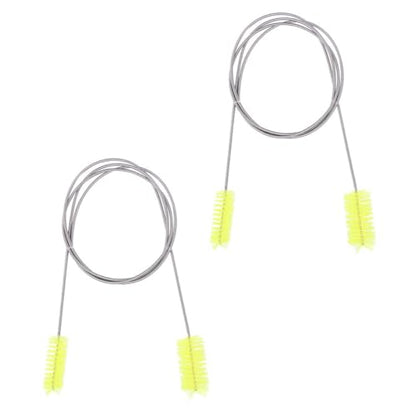 LIOOBO 2pcs Double-Ended Brush Hose Cleaning Brush for Water Pipe and Aquarium Cleaning