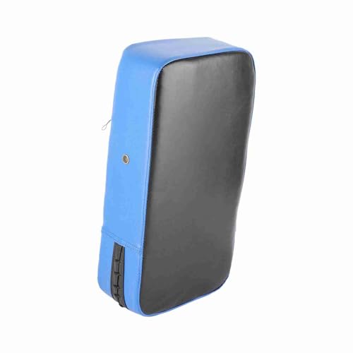 Goshyda Taekwondo Boxing Kicking Strike Pad Durable Handheld Target for Training, Punching Pads for Boxing Kick, Taekwondo Foot Target for Kids and Adults PU Leather - color: Blue