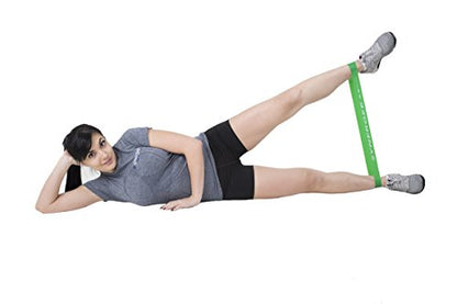 Synergee Mini Loop Bands – Resistance Bands for Home or Gym - color: e) Black 10 Pack