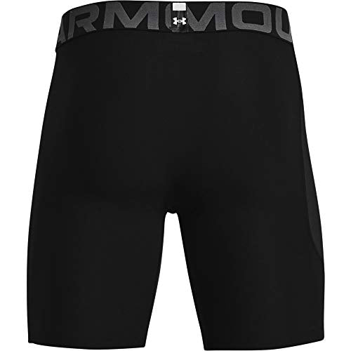 Under Armour Men's Armour Heatgear Compression Shorts - color: Black (001)/Pitch Gray, size: Medium