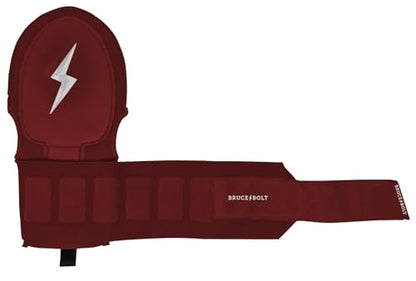 BRUCE BOLT Original Series Sliding Mitt - color: Maroon, size: Adult