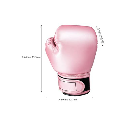 Garneck Kids Boxing Gloves: Toddler Punching Training Gloves for Boys Girls Ages 3-8 Pu Leather Sparring Mitts for Kickboxing Muay Thai MMA & Heavy Bag, Pink
