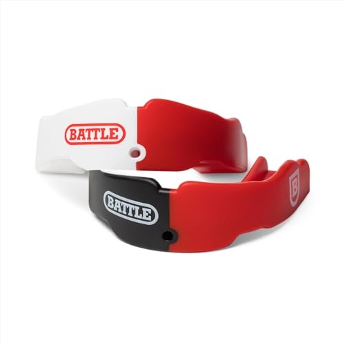 Battle Sports 2-Pack Mouthguard - Maximum Protection and Breathability, Strapless Braces-Friendly - Adult & Youth - Pack of 2