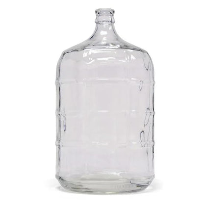 5 Gallon Glass Water Jug | Plastic‑Free Pure Water Storage Bottle | BPA‑Free, No Microplastics, Reusable Glass Container for Drinking Water, Fits Home Water Dispensers