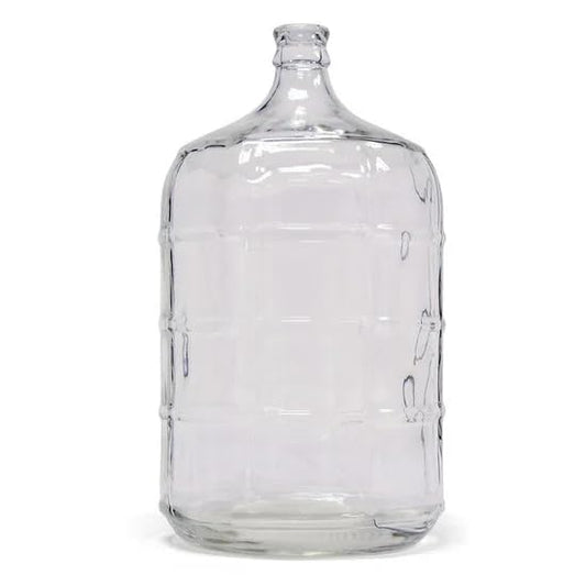 5 Gallon Glass Water Jug | Plastic‑Free Pure Water Storage Bottle | BPA‑Free, No Microplastics, Reusable Glass Container for Drinking Water, Fits Home Water Dispensers