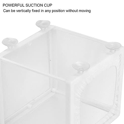 Aquarium Fish Breeder Box Isolation Box Breeder Hatchery Incubator with Suction Cup Fish Hatching Cage for Baby Fishes Shrimp Clownfish Guppy(S)