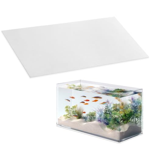 Aquarium Leveling Mat, 12 x 30 Inch Under Tank Pad, 6mm Thick Non-Slip Shockproof Fish Tank Cushion, Waterproof, Easy to Cut, White - color: White, size: 12 x 30in