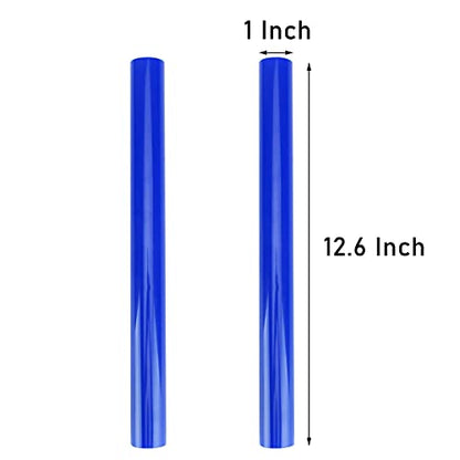 Jaronx Compatible with BMW Grill Inserts for 2 5 6 7 X1 X2 Series,F10 F11 F45 F12 F13 F01 F02 F48, Compatible with BMW V Brace Wrap Covers Blue Grill Stripes Front Grille Trim Stripes (Blue) - color: Blue, size: F10/F48