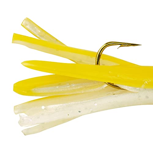 Berkley PowerBait Pre-Rigged Atomic Tubes Fishing Soft Bait - color: Yellow Back, size: 1/32 oz