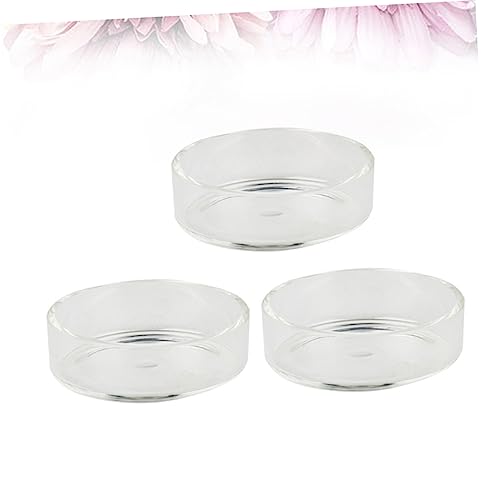 POPETPOP 5pcs Round Ornamental Shrimp Feeding Pot Fish Tank Shrimp Feeder Bowl Supplies