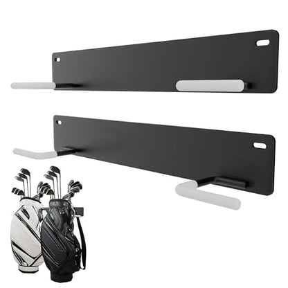 Blat Blat Golf Bag Organizer - Wall Mount Rack for Garage, Expand Storage Space - color: 2 pack