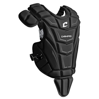 Champro Optimus MVP Chest Protector - color: Black, size: 12"