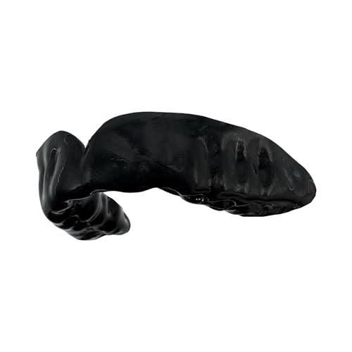 Zero-G Adult Mouthguard Black 1-Pack, Boil & Bite for Contact Sports - color: Black