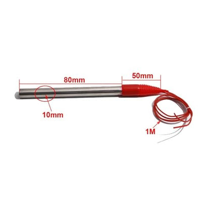 Immersion Water Heater Immersion Cartridge Heater Submersible Fish Tank Heating Water Proof Tubular Heating Element 12V24V36V48V(12V,100W) - color: 100w, size: 12V