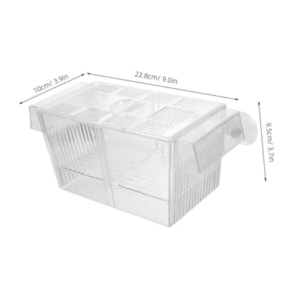 BESPORTBLE 2pcs Fish Breeding Box Cups Isolation Container for Newborn and Pregnant Fish for Aquarium Use Viewing Improves Survival Rates of Fry