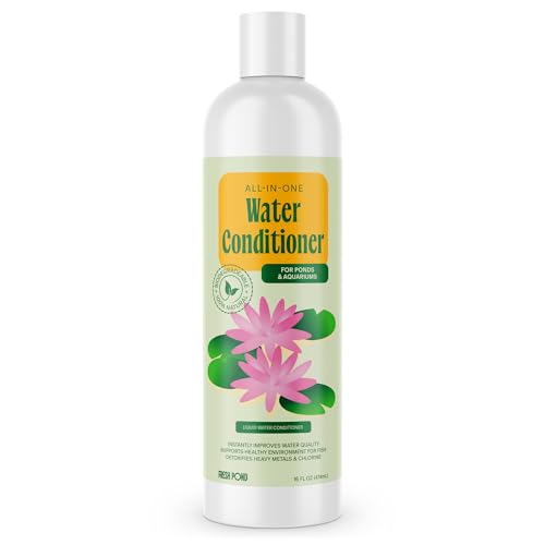 Aquarium & Pond Water Conditioner – Detoxifies Tap Water for Fish - Treats 9,600 Gallons - 16 Fl Oz.
