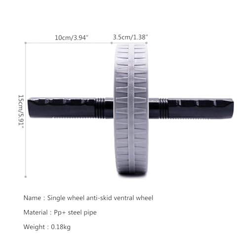 BIBABLYKE Ab Roller Wheel Abdominal Core Workout Roller Abdominal Muscle Trainer Fitness Equipment for Effective Core Workout