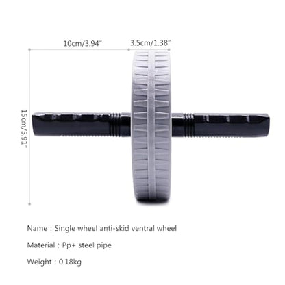 BIBABLYKE Ab Roller Wheel Abdominal Core Workout Roller Abdominal Muscle Trainer Fitness Equipment for Effective Core Workout