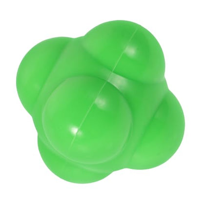 KICHOUSE Silicone Hexagonal Reaction Ball Portable Agility Training Tool for Speed Reflexes Coordination Sturdy Lightweight Design for Versatile Sports Exercises for Adults