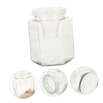DECHOUS Glass Fish Bottle Portable Catching Fish Shrimp Tool Reusable Winter Outdoor Fishing Container