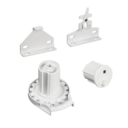 Roll Ease R-Series Roller Shade Bracket Kit with R16 Clutch + RB560 Brackets + End Plug (White) for 1-1/2"(38mm) Tube - style: R16 + RB560 Kit for (1-1/2")