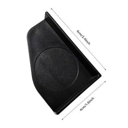 4PCS Fish Aquarium Base Corner Guard Foot Pad 2.4x1.6x0.7 inch Protective Glass Fish Aquarium Protection Protective Mat Anti Collision Shock Absorption Plastic Aquarium Corner Cover Black