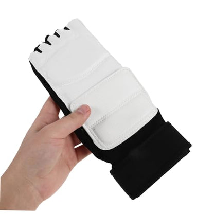 Didiseaon Taekwondo Foot Protector Pads and Martial Arts Foot Guard, Non-Slip XL Size Boxing Sparring Gear for Kickboxing MMA Training, Sturdy Footwear for Men and Women