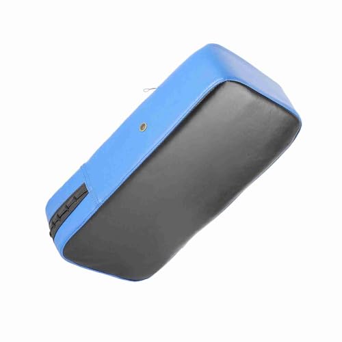Goshyda Taekwondo Boxing Kicking Strike Pad Durable Handheld Target for Training, Punching Pads for Boxing Kick, Taekwondo Foot Target for Kids and Adults PU Leather - color: Blue