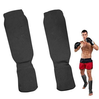 Kickboxing Shin Guard - Shin Kickboxing Pad, Lightweight Shin Instep - size: Medium