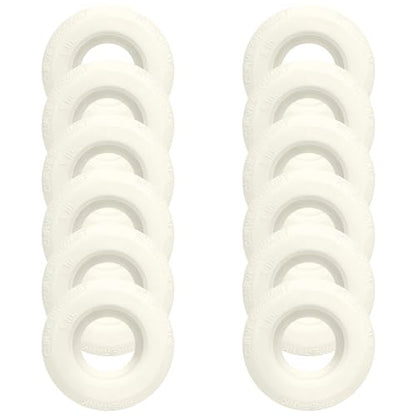 1 inch Hydroseal flexible tank adapter TPV Grommet bulkhead connector, Leak-Proof aquarium bulkhead fitting for 1'' PVC Pipe, Tanks, Hydroponics, Aquaculture, Filtration & Drainage, No-Glue Push-Fit - size: 1 inches-12Pcs