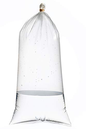 RESILIA Plastic, Leak-Proof Shipping Bags for Live Fish - 6" x 12" 2 Mil, 0.002 Inch, Double Bottom Seal, for Freshwater & Saltwater Fish, Case of 100
