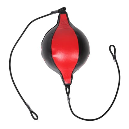 Double End Boxing Speed Ball PU Punching Ball for Reflex and Eye Coordination Training Portable Hanging Training Equipment for Home and Gym Fitness