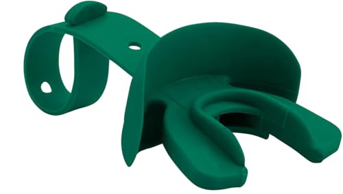 Vettex DoubleGuard Youth Mouth Guard with Lip Protection, Dark Green - color: Dark Green