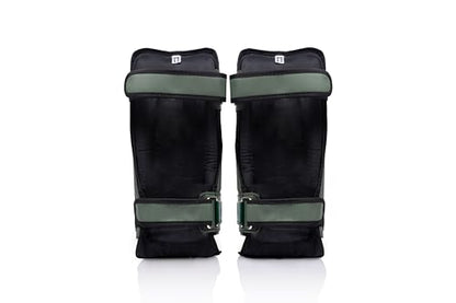 Fairtex SP3 Lightweight Shin Guards, Muay Thai MMA Avoid Shin Splints Gear - color: Green Olive, size: Small/Kids
