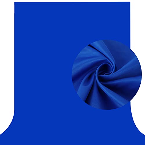 10X7 FT Royal Blue Screen Backdrop for Photography, Chromakey Blue Photo Background Curtain Seamless for Video Meeting Photoshoot Party - color: Blue, size: 7 X 10 FT