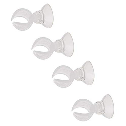 Aquarium Heater Clip Holder Aquarium Tube Clip Suction Cup Clip, 4 Pieces (Clip Inner diam:0.69")