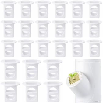 24 Pcs Grow Cubes for Hydroponic System, Grow Cube Hydroponic Cups Compatible with yCube, Reusable Hydroponic System Grow Cube for Indoor Graden Supplies