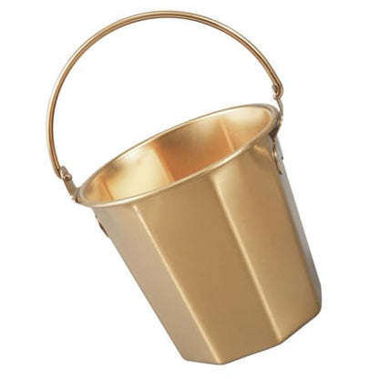 Toddmomy Stainless Steel Water Bucket Handle Portable Storage Container for Outdoor Camping Fishing and Household Use and Deep Design for Versatile Liquid Storage
