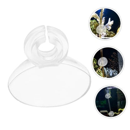 GALPADA 40pcs Aquarium Cup Clips for Oxygen Tubing Fish Pump Holders with for Easy Installation Soft Card Slot Design for