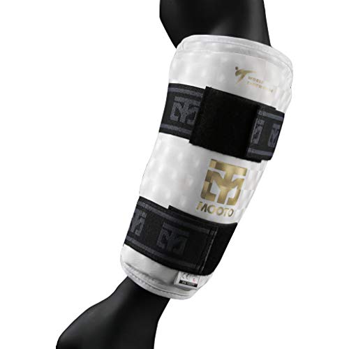 MOOTO Korea Taekwondo Extera S2 Forearm Protector Guard a Pair WT Logo Training Match Gym School Academy (Small(Length 24cm or 0.78 ft))