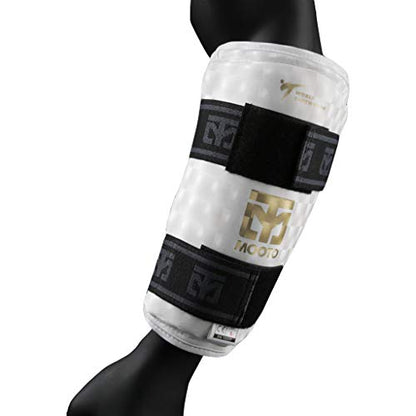 MOOTO Korea Taekwondo Extera S2 Forearm Protector Guard a Pair WT Logo Training Match Gym School Academy (Small(Length 24cm or 0.78 ft))