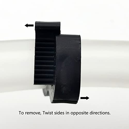 Double Gripping Nylon Hose Clamps, Snap Grip Nylon Plastic Hose Clamps (25.5-27.5mm (1inch), 20pack) - size: 25.5-27.5mm (1inch), 20 pack