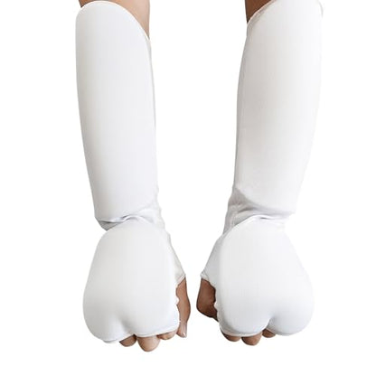 Boxing Fist Hand Forearm Guards Padded Breathable Hand Arm Protective Pad Sleeve Karate Training Pad Martial Arts Taekwondo - size: Medium