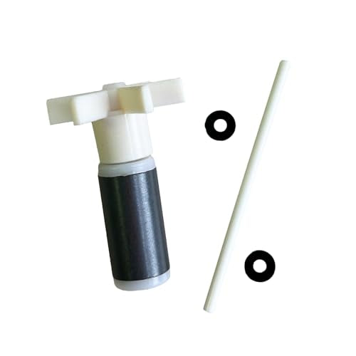 Magnetic Impeller with Straight Fan Blades Replacement Part, Impeller and Shaft Kit for Fluval 104, 105, 204, 205 Canister Filter Series, Aquarium Filter Replacement Impeller Assembly