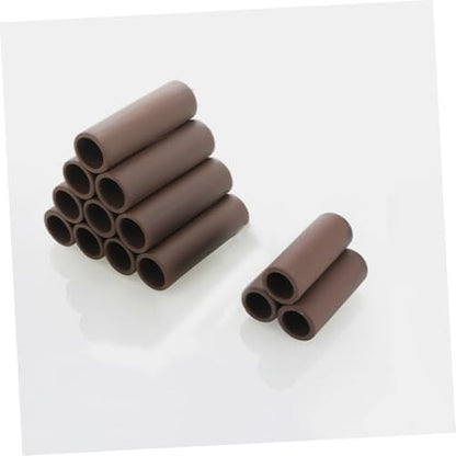 2pcs Pottery Shrimp Shelter Aquarium Spawning Tube Hideout for Shrimp Breeding Elegant Fish Tank Decor Easy to Install Habitat for Aquatic Pets