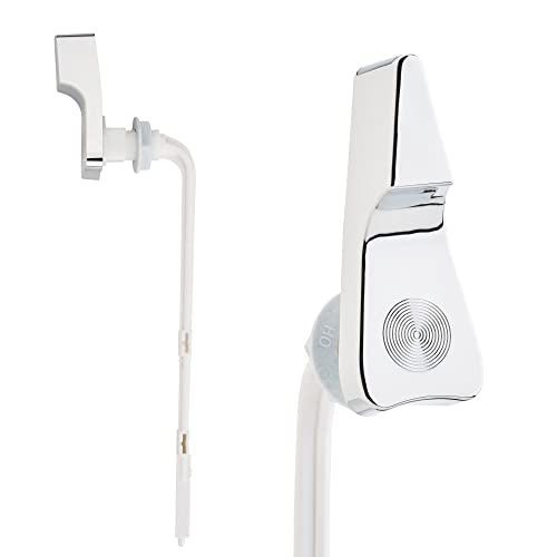 Qualihome Toilet Tank Flush Lever Replacement for American Standard (Chrome, Straight Arm) - style: Chrome, Straight Arm