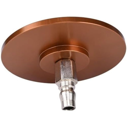 Vac-U-Lock Suction Cup Adapter Quick Connect Device Accessories for Cupping Machine Durable Aluminum 3.94 Inch Strong Suction Cups Compatible with Vac U Lock Systems Replacement Parts (Brown) - color: Brown