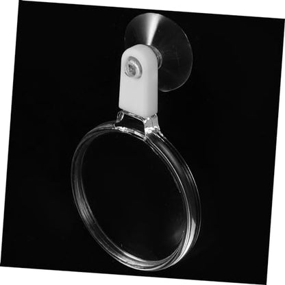 Happyyami Aquarium Magnifier with Suction Cup Microlandscape Viewer for Fish Tank Easy Installation Magnifying Glass for Small Animals and Plants Observation Exceptional Clarity