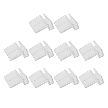 balacoo 10pcs Acrylic Fish Tank Cover Support Bracket Aquarium Holder Frame for Tanks for Fish Pets